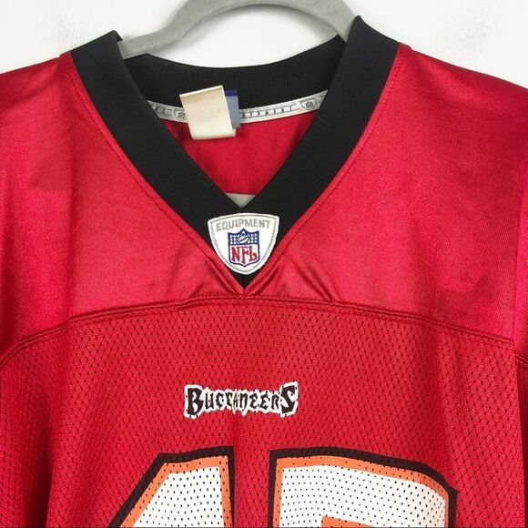 NFL x REEBOK | TAMPA BAY BUCCANEERS #47 Lynch Vintage 2002 Red Jersey Men’s 2XL - Picture 4 of 12